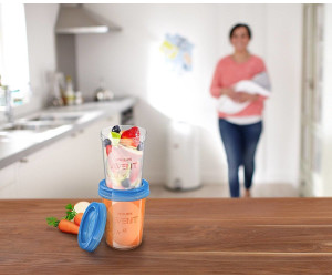 Philips Avent Aufbewahrungssystem für Babynahrung 5x 240 ml inklusive Deckel 