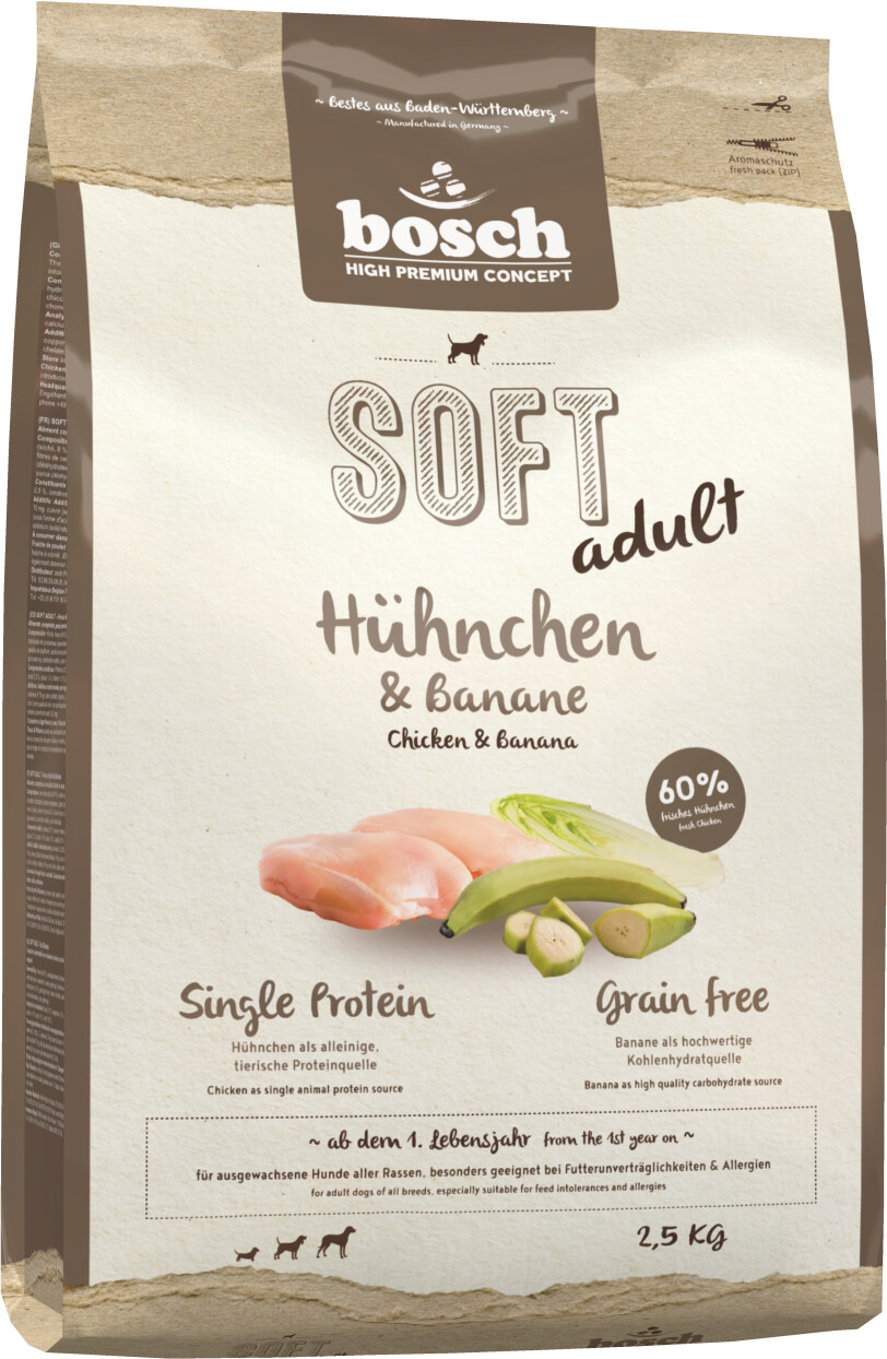 bosch High Premium Concept Soft poulet & banane