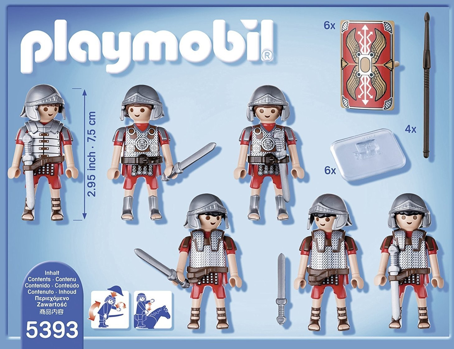 Playmobil Astérix: Roman Troop Multicolor