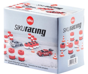 Siku Racing 6854 Zubehör Reifenstapel und Pylonen