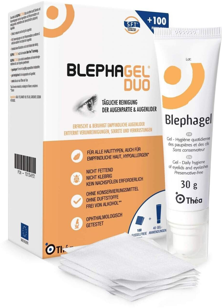 Thea Pharma Blephagel duo 30 g + disques