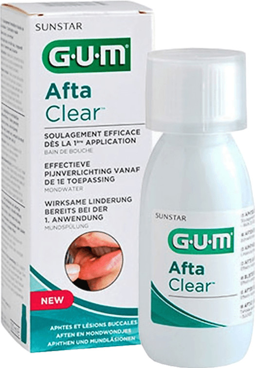 GUM Bain de douche Afta Clear (120 ml)