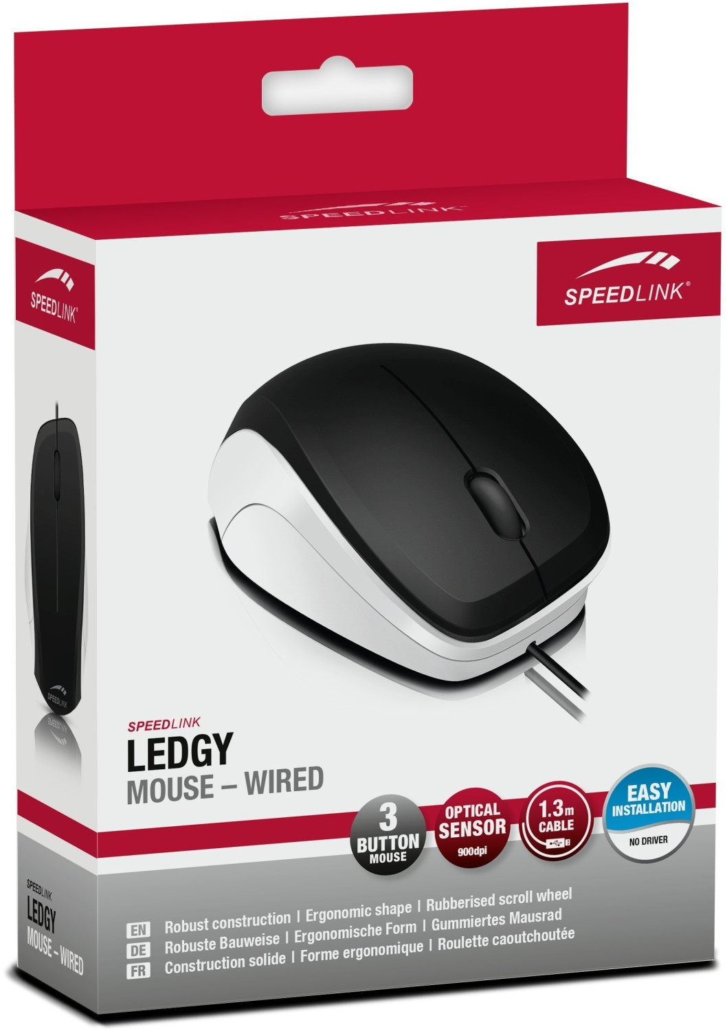 Speedlink Ledgy filaire (noir/blanc)