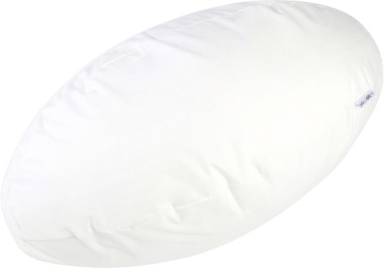 Julius Zöllner Coussin d'allaitement oval uni ecru