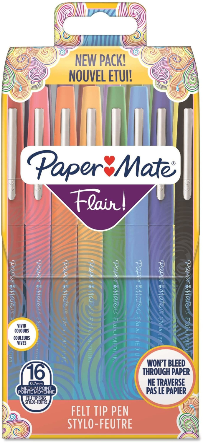 Paper-Mate Assortiment de 16 feutres flair