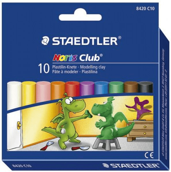 Staedtler Pâte à modeler Noris Club étui de 10