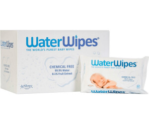 WATERWIPES Pack lingettes bebe 4x60 unites - WATERWIPES - Lingette