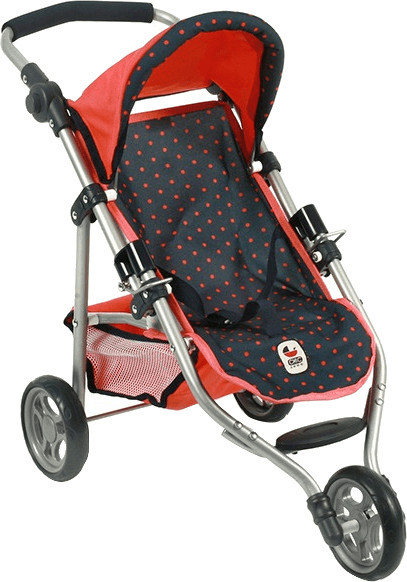 Bayer-Chic Jogging-Buggy Lola - Dots blue corallo