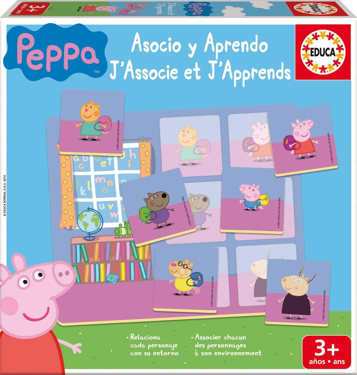 J'associe et j'apprends Peppa Pig