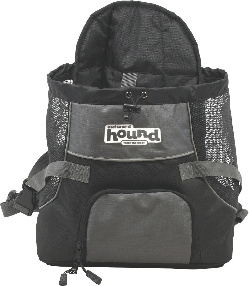 Outward Hound PoochPouch Front Carrier Easy Fit Grey