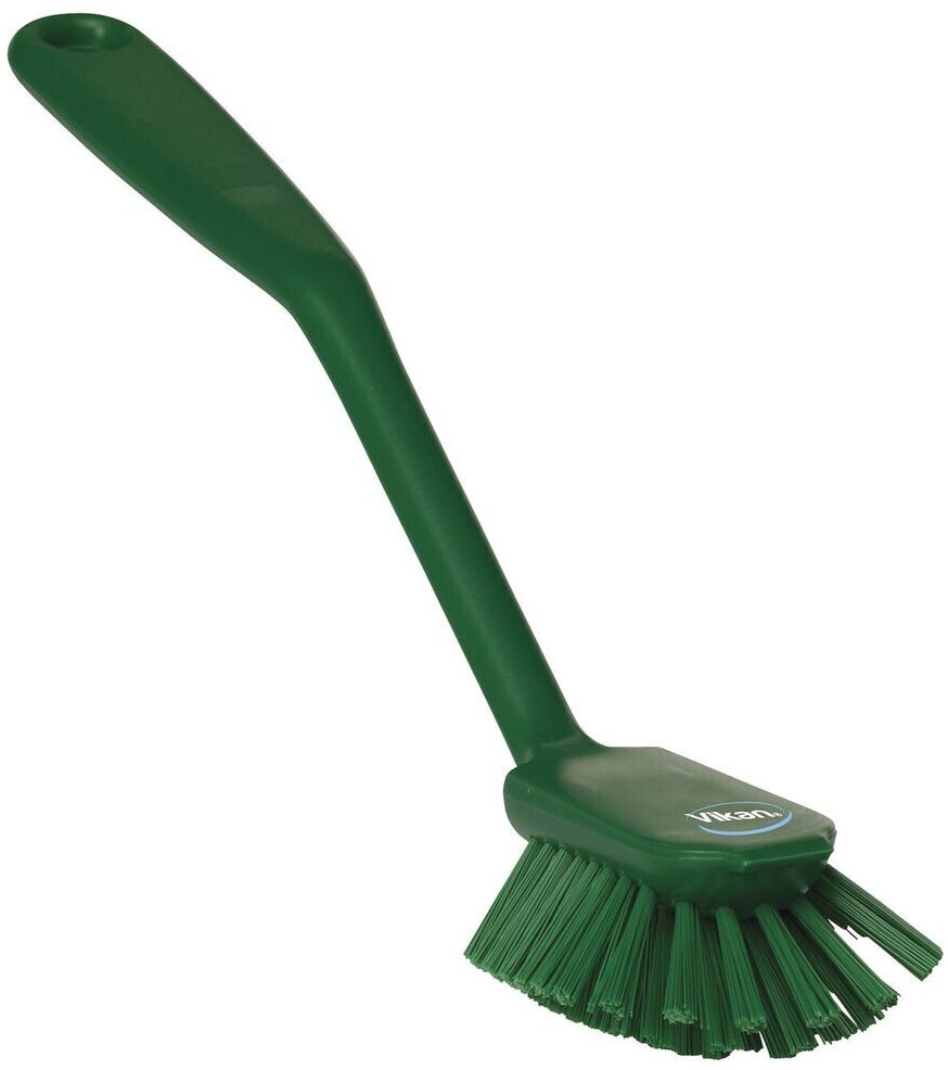Vikan Dish Brush with scraper medium (4237)