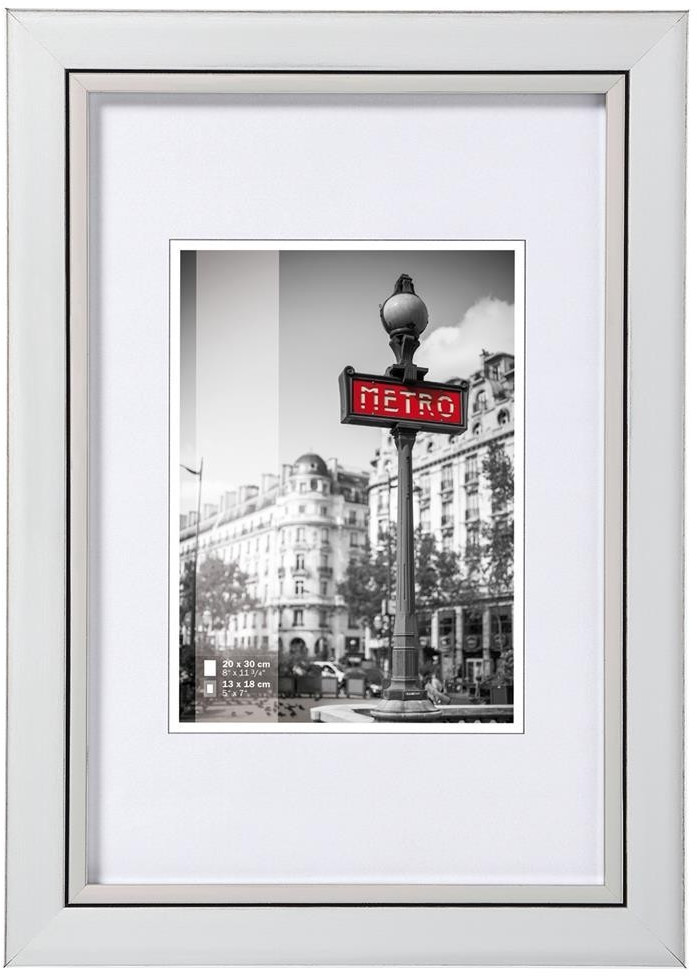 walther design Plastic Picture Frame Metro 20x30 silver