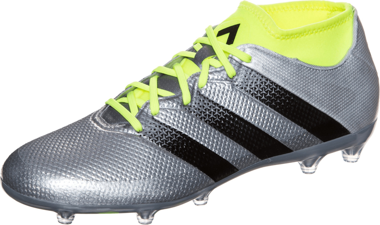 Adidas Ace 16.2 Primemesh FG/AG Men silver metallic/core black/solar yellow