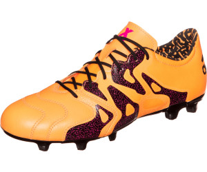 Adidas X15.2 FG/AG Leather solar gold/core black/shock pink