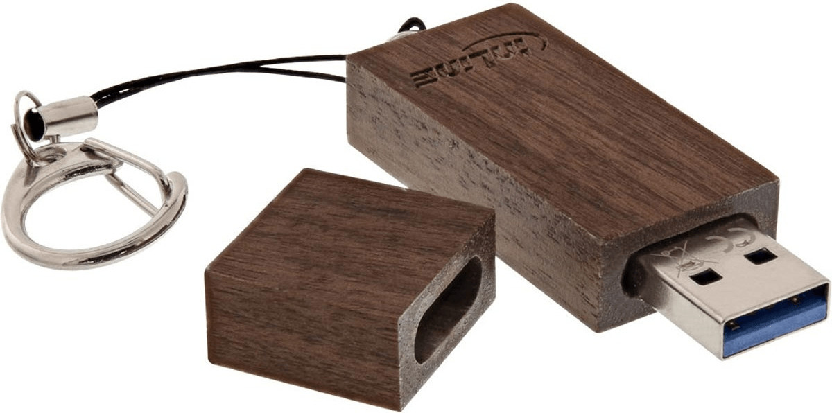 InLine Woodline noisetier USB 3.0 128 Go