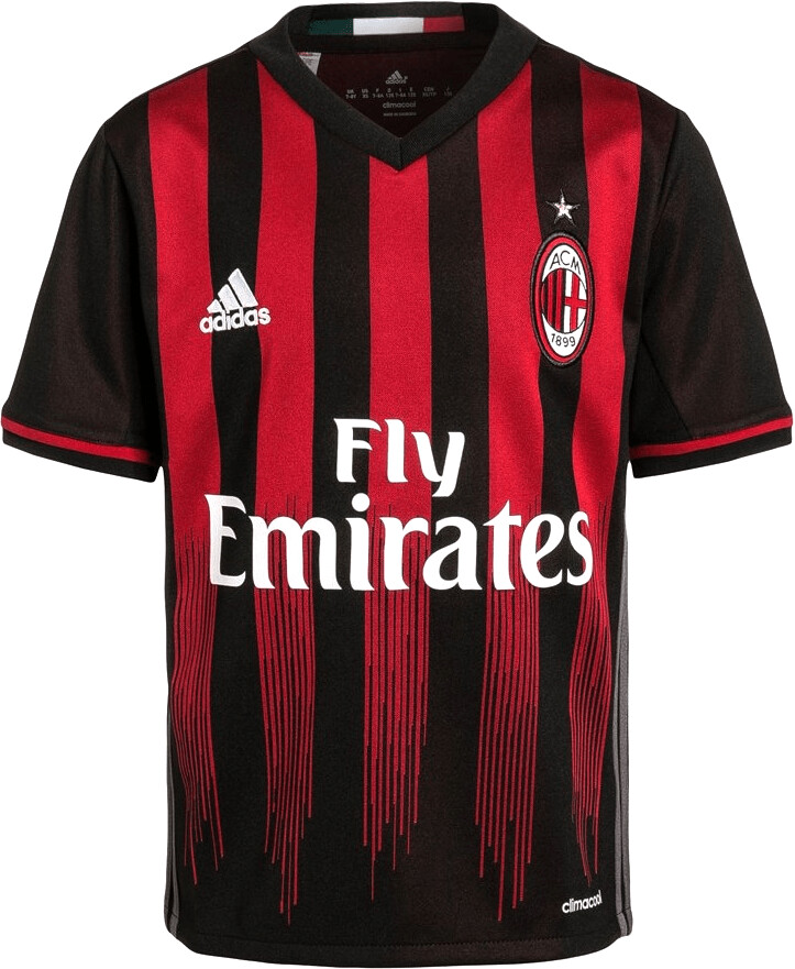 Adidas AC Milan Home Shirt 2016/17 Junior