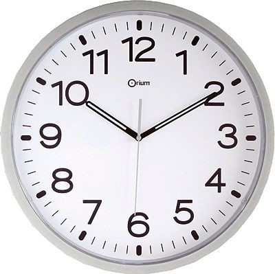 Orium Horloge analogique argent