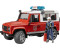 Bruder Véhicule de pompiers Land Rover avec figurine (02596)