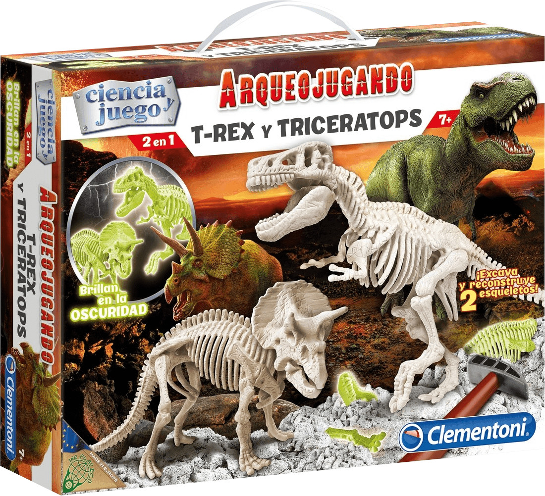 Photos - Creativity Set / Science Kit Clementoni T-Rex vs. Triceratops  (55054)