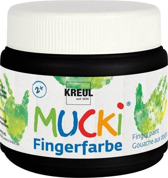 C. Kreul Gouache aux doigts Mucki 150 ml noir
