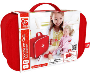 Kinder Doktor Koffer 18 tlg Arztkoffer mit viel Zubehör Spielzeug 47409 