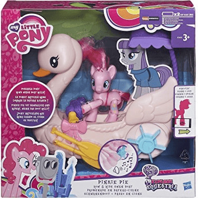 Hasbro My Little Pony Pinkie Pie Promenade en bateau-cygne