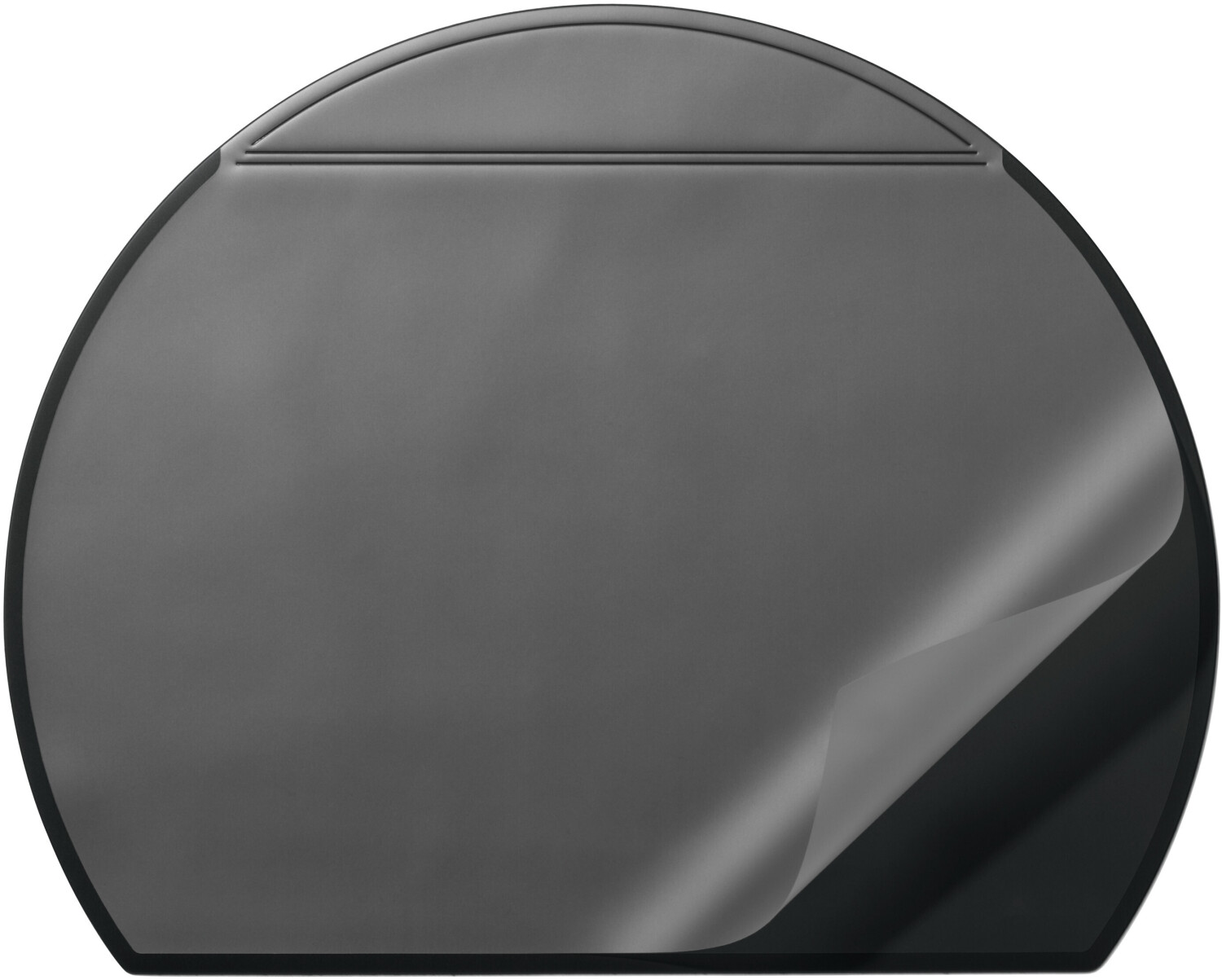 DURABLE Sous main demi-cercle noir