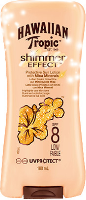 Hawaiian Tropic Shimmer Effect Sun Lotion SPF 8 (180 ml)