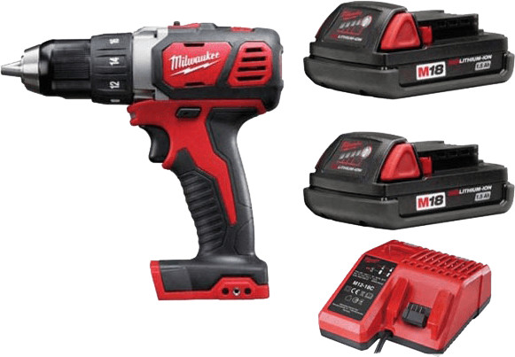 Milwaukee Electric Tool M18 BDD (2 x 1,5 Ah im Koffer)