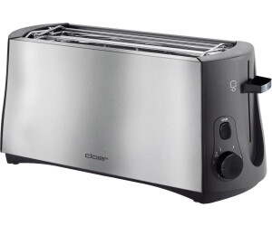 Cloer 2-Scheiben Toaster 3310 in schwaz mit 825 Watt 305919