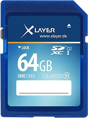 Xlayer SDXC Class 10 UHS-I U1 64GB (XLSD64C10)