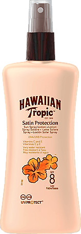 Hawaiian Tropic Satin Protection Sun Spray Lotion SPF 8 (200 ml)