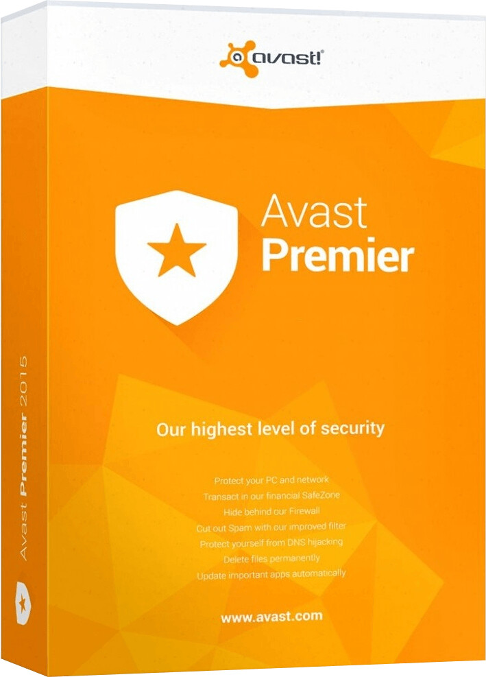 Avast Premier 2016 (5 postes) (1 an)