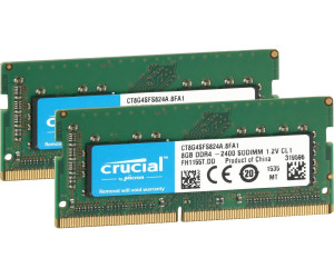 Crucial DIMM 16GB Kit DDR4-2400 CL17 (CT2K8G4SFS824A) ab 63,90 