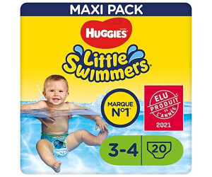 Huggies Couches maillot de bain Little Swimmers, T3/4 small - 7/12kg