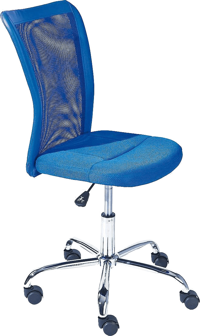 Inter Link Chaise de bureau enfant Bonnie bleu