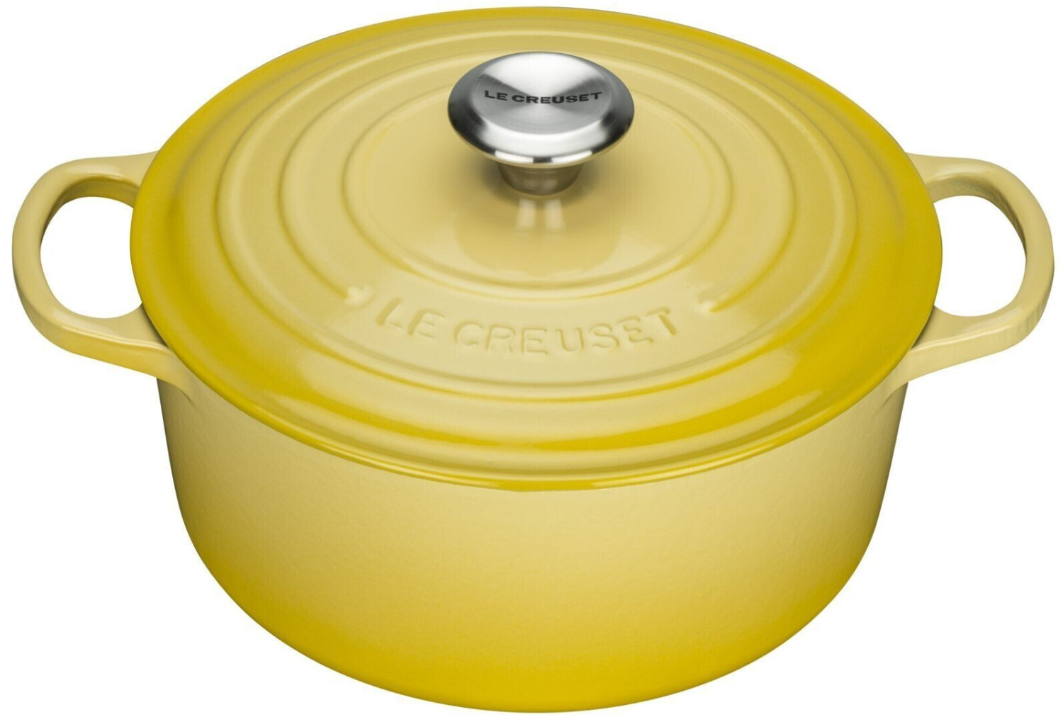 Le Creuset Signature Cocotte ronde 24 cm jaune soleil