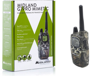 Talkie-walkie Midland G7 PRO (2015) Avec 2 Micros-casque Et Chargeur - 25km, Neuf