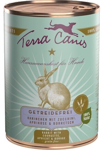 Terra Canis Lapin, courgettes, amarante & ail des ours