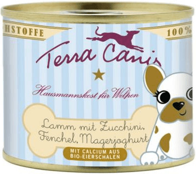 Terra Canis Menu pour chiot agneau, courgette, fenouil & yaourt maigre