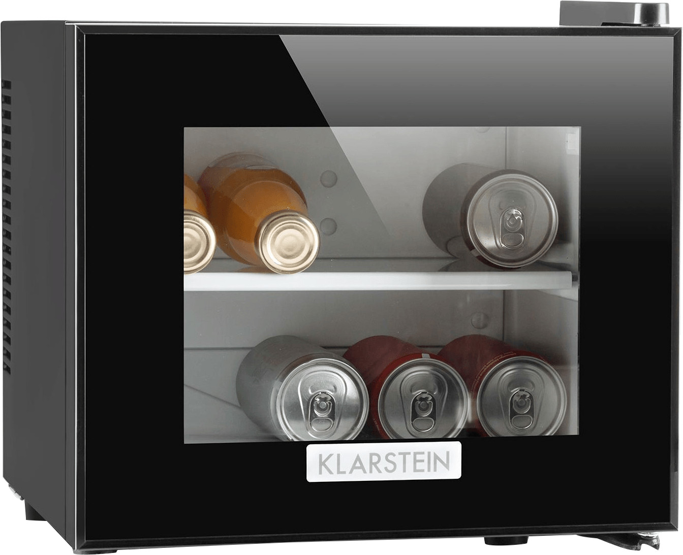 Frosty Minibar Mini-Kühlschrank, freistehend, Thermoelektrisches  Kühlsystem, 10 Liter Fassungsvermögen, Kühlung: 12 - 18 °C, Energieeffizienzklasse A, 33 dB, Innenraum: weiß, LED-Licht