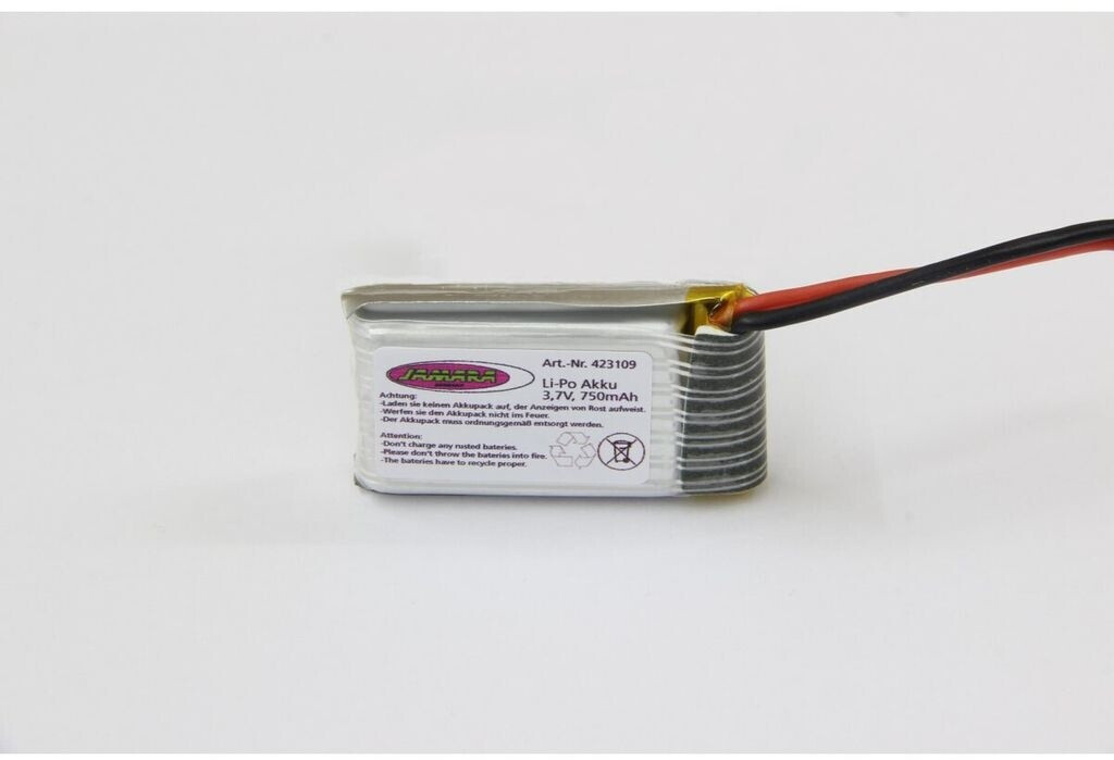 Jamara F1X Lipo 3,7V 750mAh 2,77 Wh (423109)