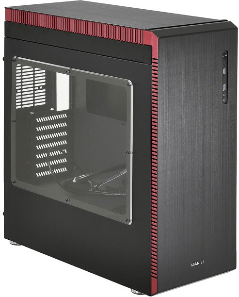 Lian Li PC-J60WRX Window noir/rouge