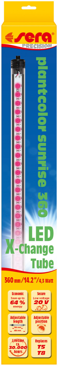 sera LED X-Change Tube plantcolor sunrise 360
