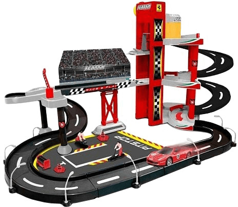 BBurago Garage Ferrari Racing