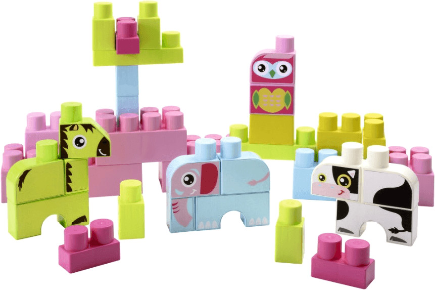 Ecoiffier Baril animaux rose