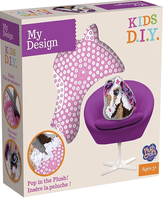 The Orb Factory PlushCraft Coussin poney