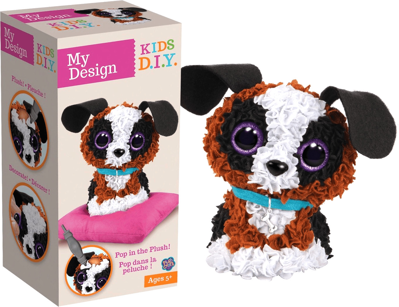 The Orb Factory PlushCraft Chien 3D