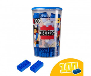 Simba Bausteine Blox 100 weiße 4er Steine in Dose