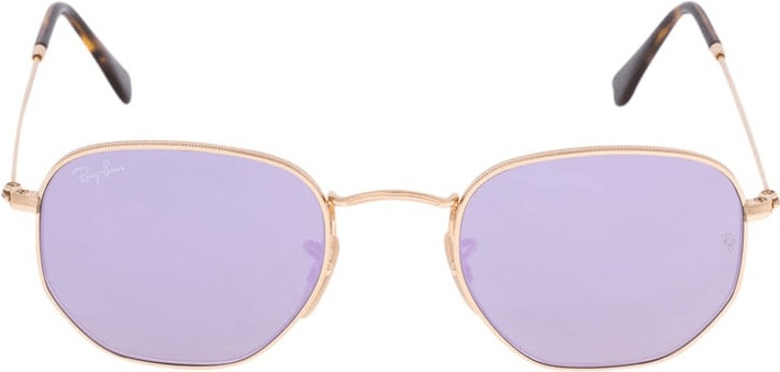 Ray ban hexagonal purple clearance